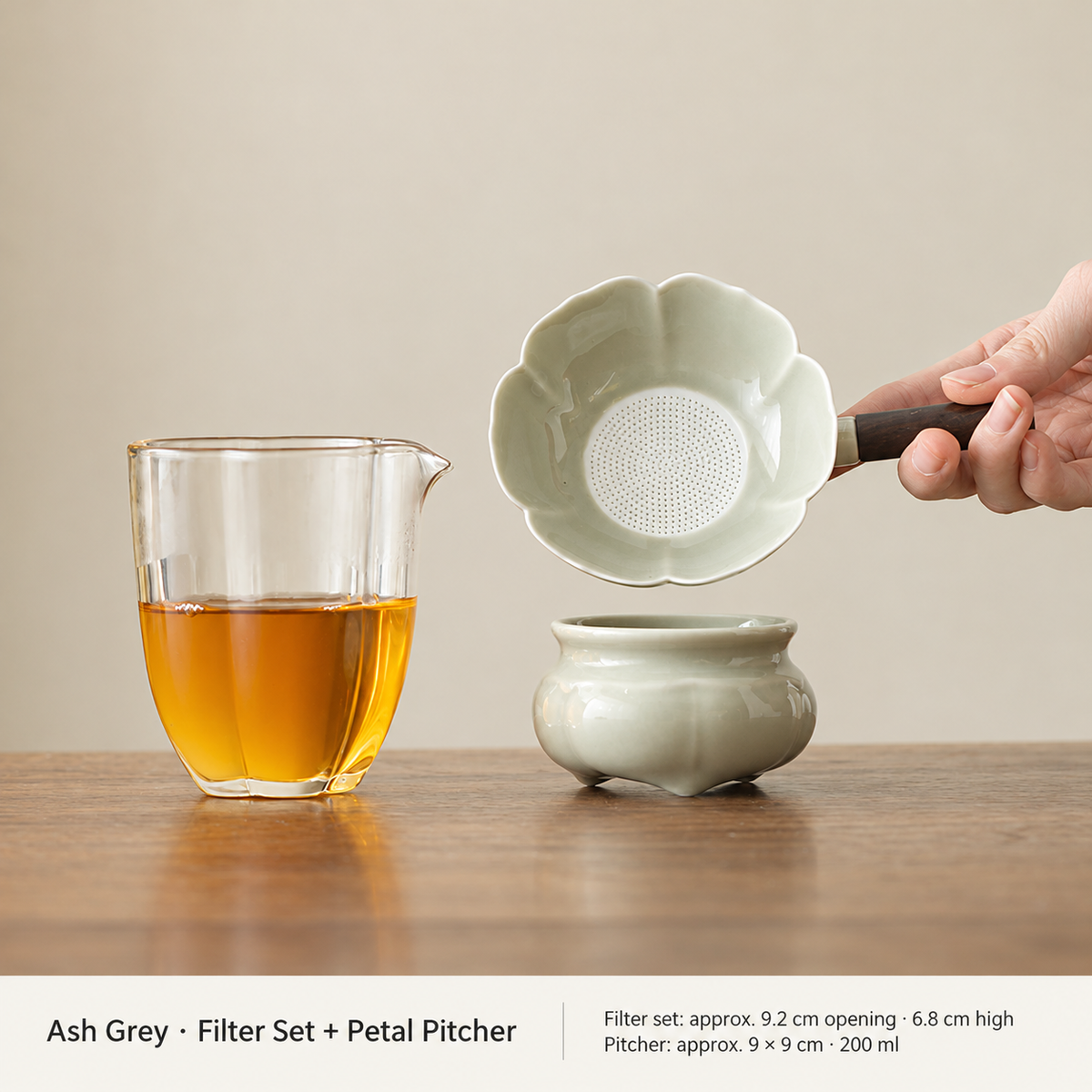 Ash Grey · Filter Set + Petal Pitcher
