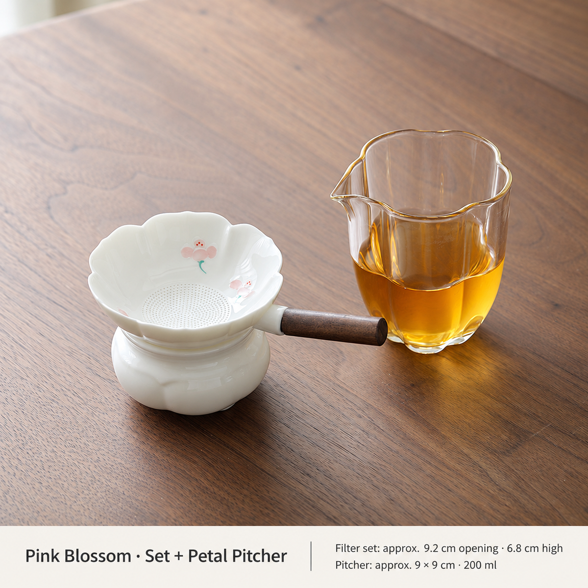 Pink Blossom · Set + Petal Pitcher