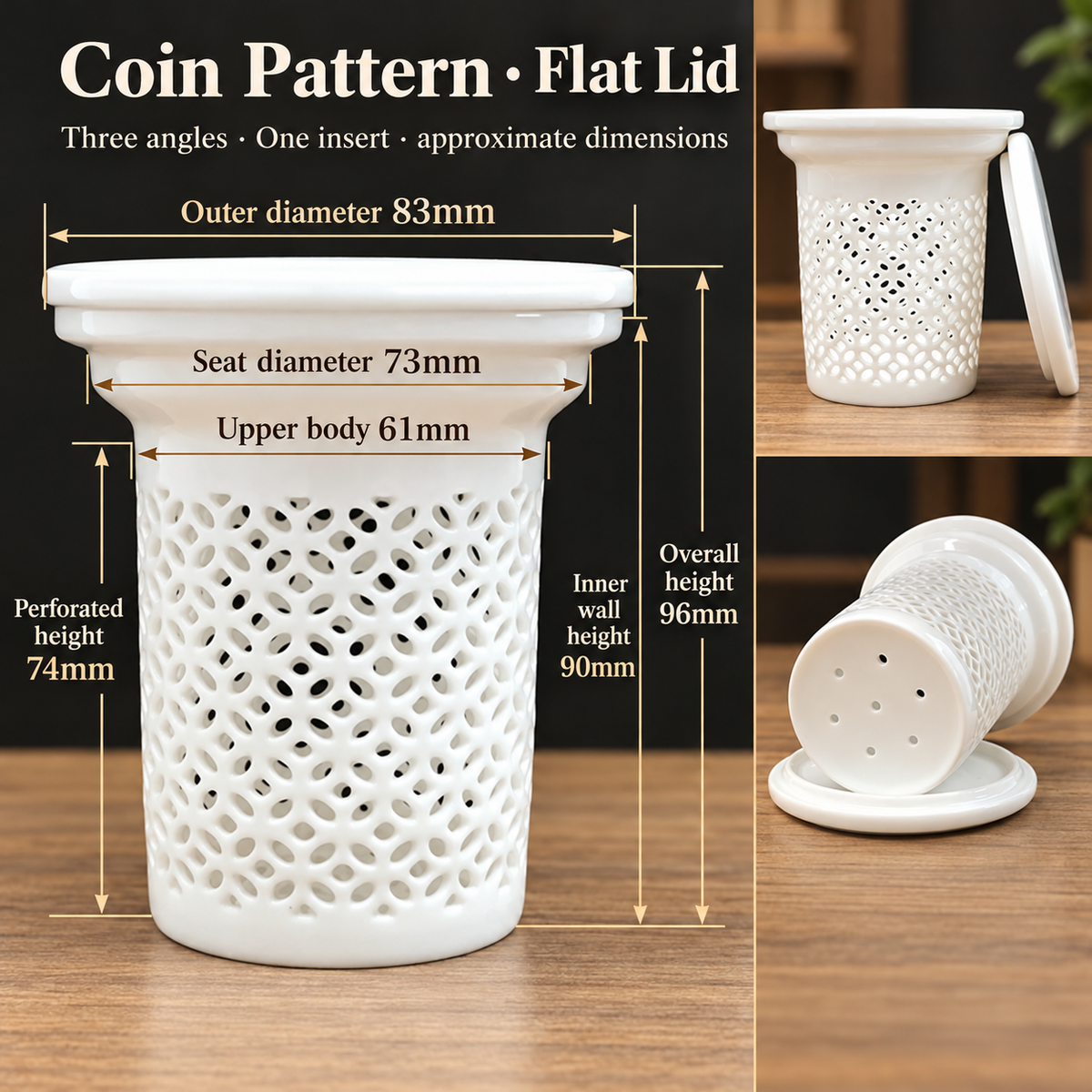Coin Pattern · Flat Lid