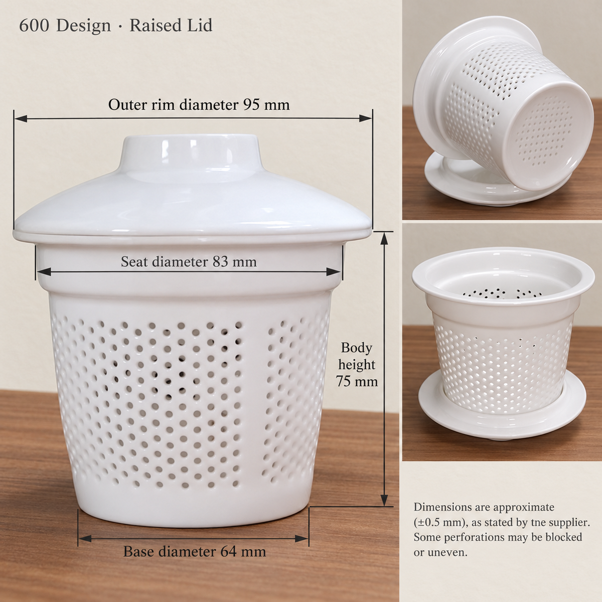 600 Design · Raised Lid