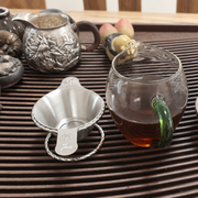 Silver Mesh Tea Filter with Wire Stand — image 6