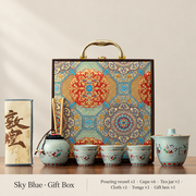 Dunhuang Ceramic Travel Tea Set — image 13