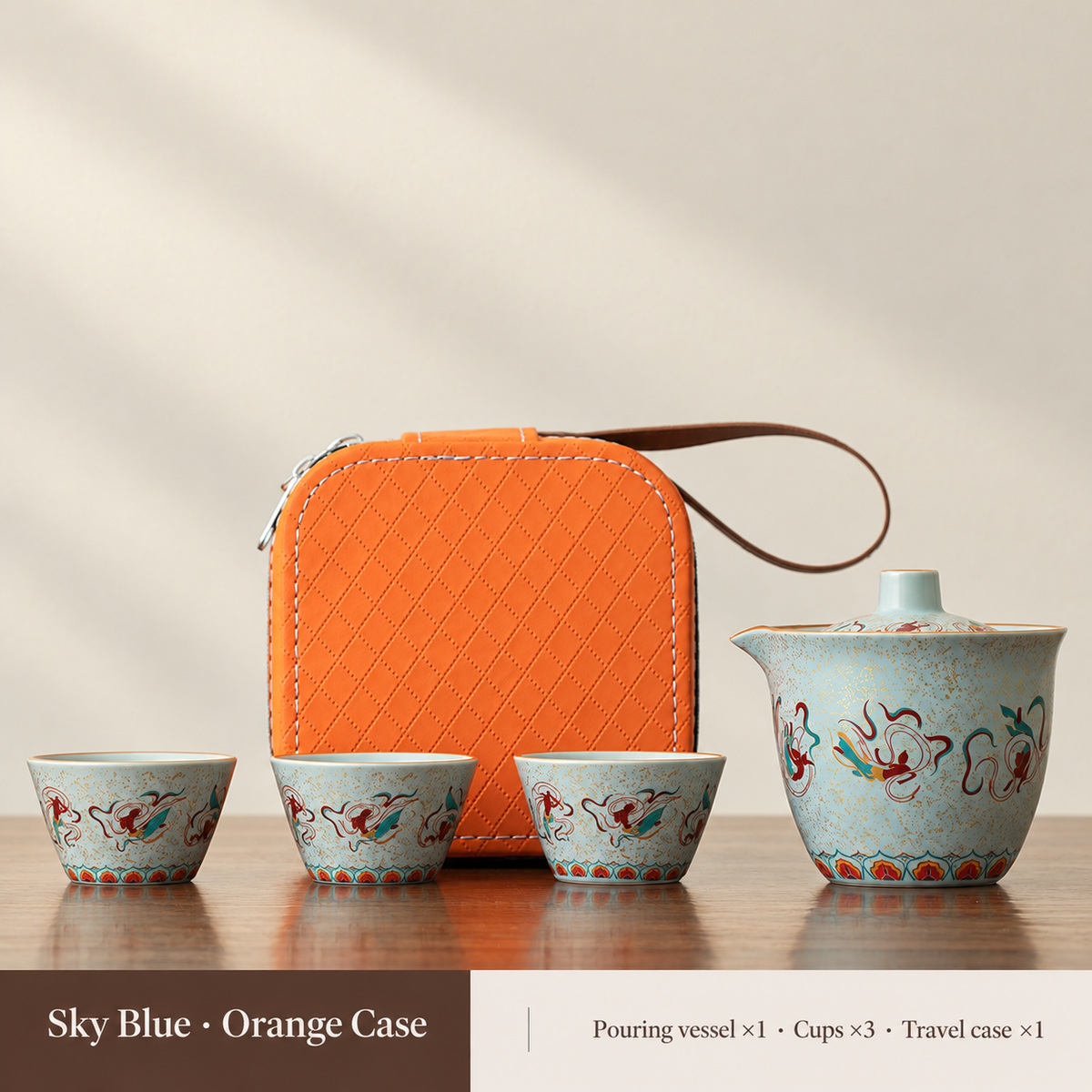 Dunhuang Ceramic Travel Tea Set — image 18