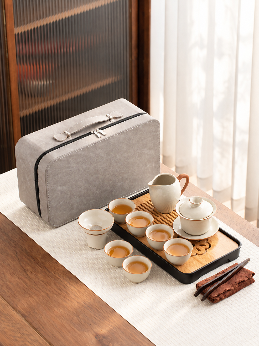 Quiet Journey Ceramic Travel Tea Set — image 3