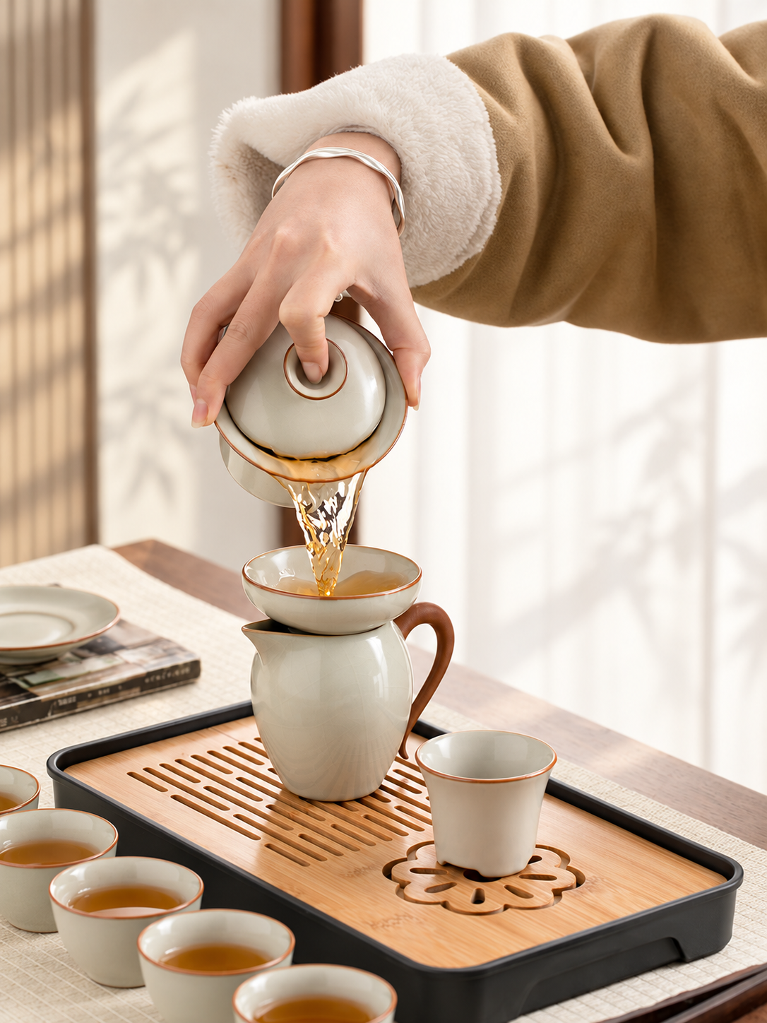 Quiet Journey Ceramic Travel Tea Set — image 4