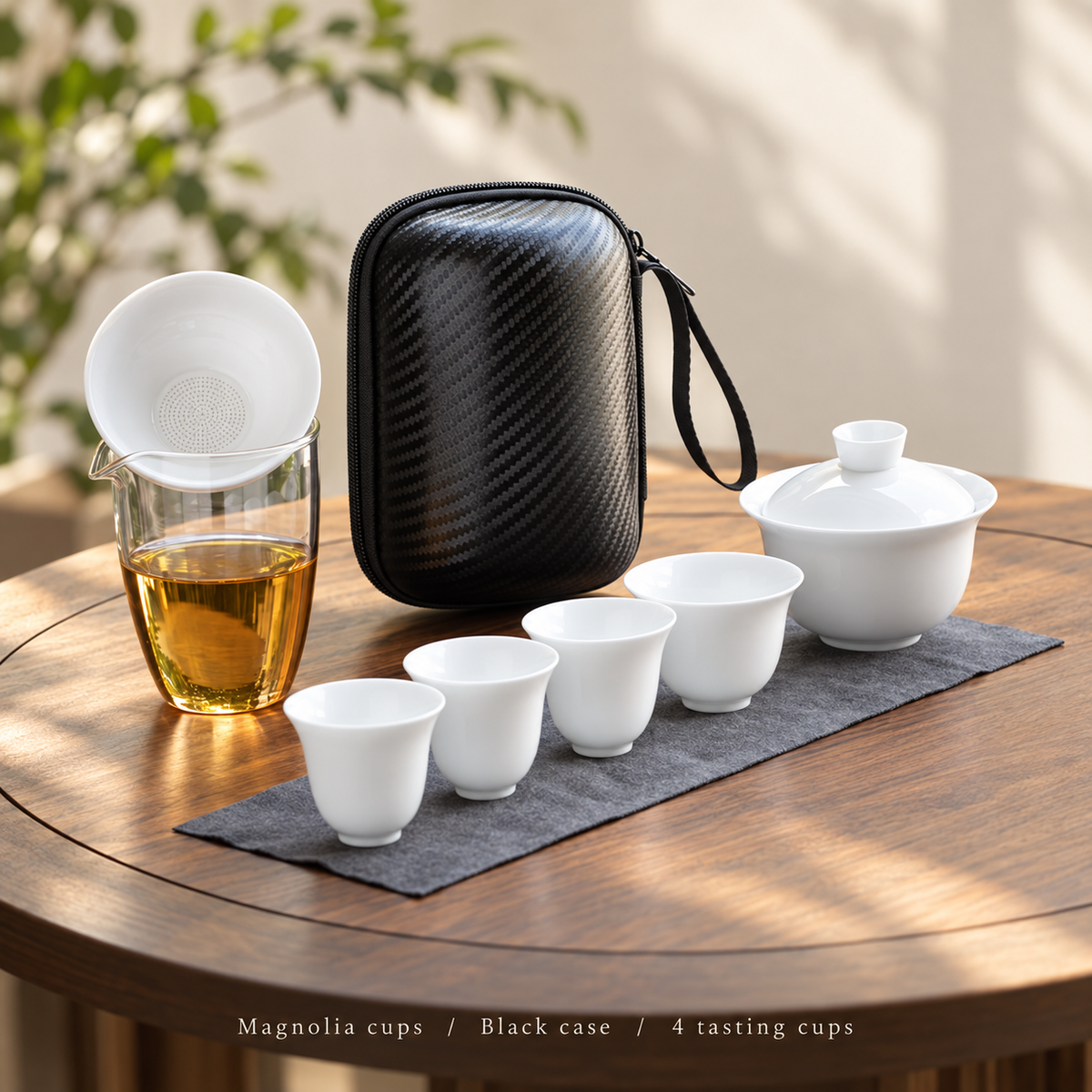 Magnolia cups / Black case