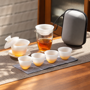 Plain White · Translucent White · Four Cups · Without Tray
