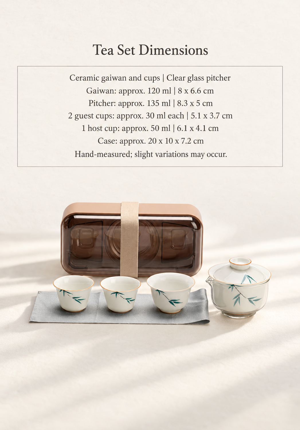 Tea Set Dimensions