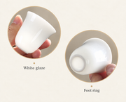White glaze, quiet detail