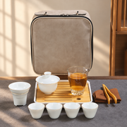 Gold-rim Douli — 4 Cups