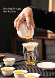 Pouring through the Strainer