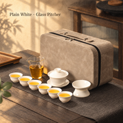 Plain White · Glass Pitcher