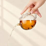 Round Glass Teapot with Spout Filter — 250 ml — image 2