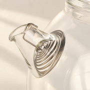 Round Glass Teapot with Spout Filter — 250 ml — image 3