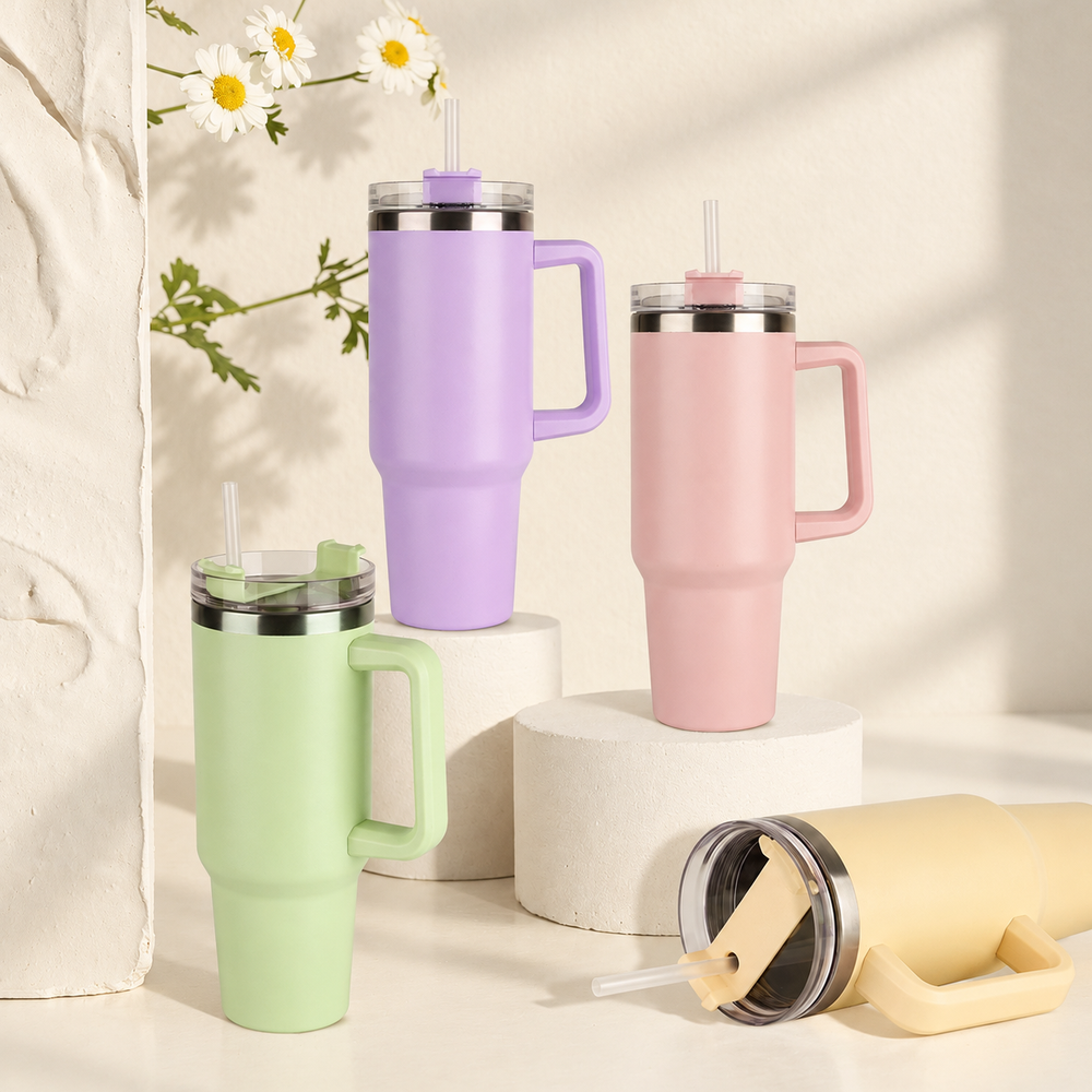 Handled Travel Tumbler - source image 1