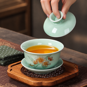 Celadon Gaiwan with Lid and Saucer — image 5