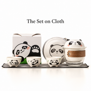 Panda Travel Tea Set with Three Cups — image 5