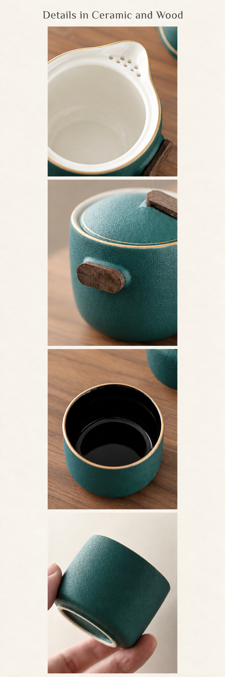 Details in Ceramic and Wood