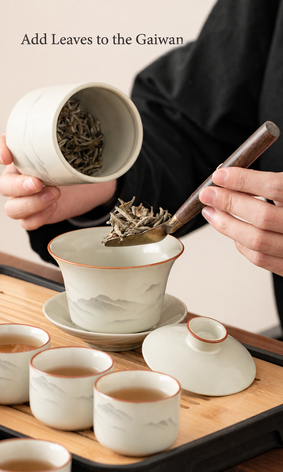 Add Leaves to the Gaiwan