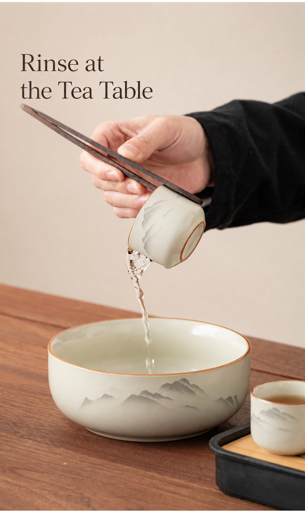 Rinse at the Tea Table