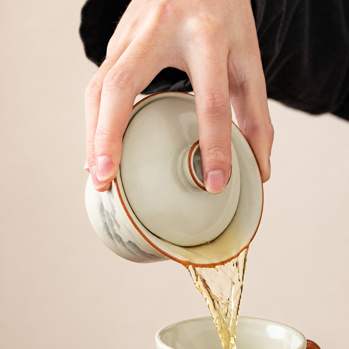 Mountain Landscape Ceramic Gongfu Tea Sets — image 4