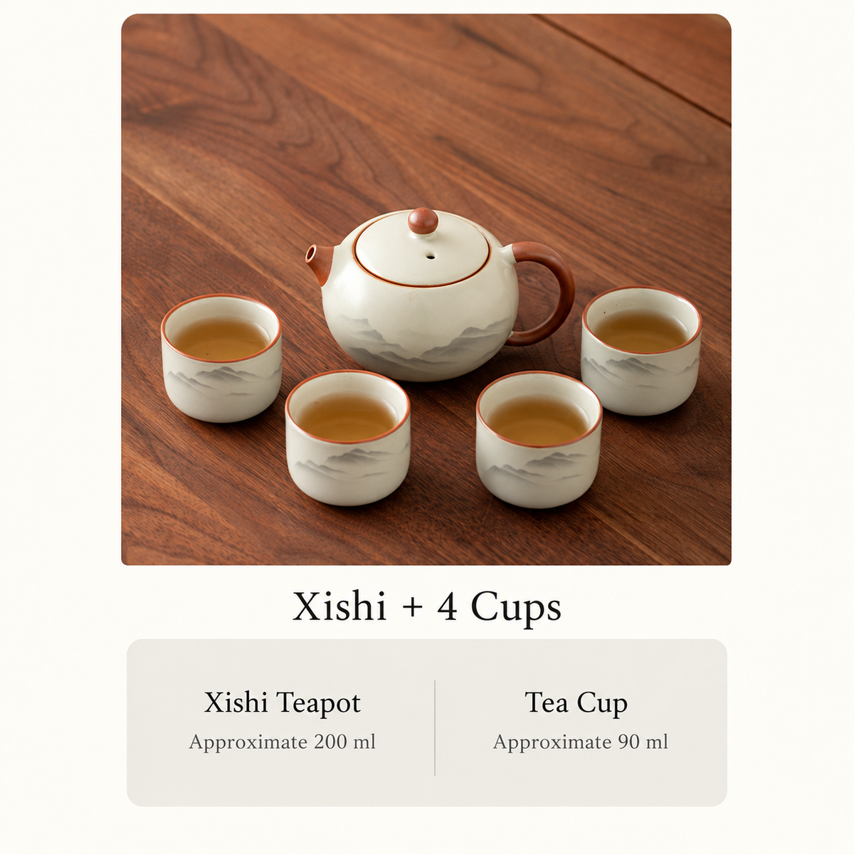 Mountain Landscape Ceramic Gongfu Tea Sets — image 7