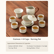 Mountain Landscape Ceramic Gongfu Tea Sets — image 9