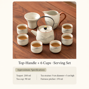 Mountain Landscape Ceramic Gongfu Tea Sets — image 11