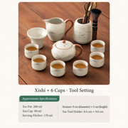 Mountain Landscape Ceramic Gongfu Tea Sets — image 13