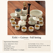 Mountain Landscape Ceramic Gongfu Tea Sets — image 21