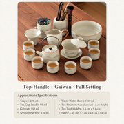 Mountain Landscape Ceramic Gongfu Tea Sets — image 22