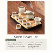 Mountain Landscape Ceramic Gongfu Tea Sets — image 23
