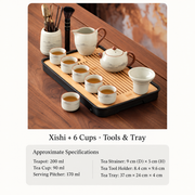 Mountain Landscape Ceramic Gongfu Tea Sets — image 26