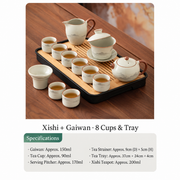 Mountain Landscape Ceramic Gongfu Tea Sets — image 28