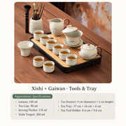 Mountain Landscape Ceramic Gongfu Tea Sets — image 30