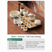Mountain Landscape Ceramic Gongfu Tea Sets — image 33
