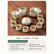 Xishi + Gaiwan - 7 Cups