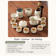 Xishi + Gaiwan - Jar Setting