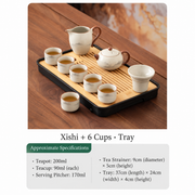 Xishi + 6 Cups - Tray
