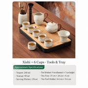 Xishi + 6 Cups - Tools & Tray