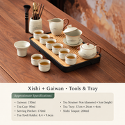 Xishi + Gaiwan - Tools & Tray