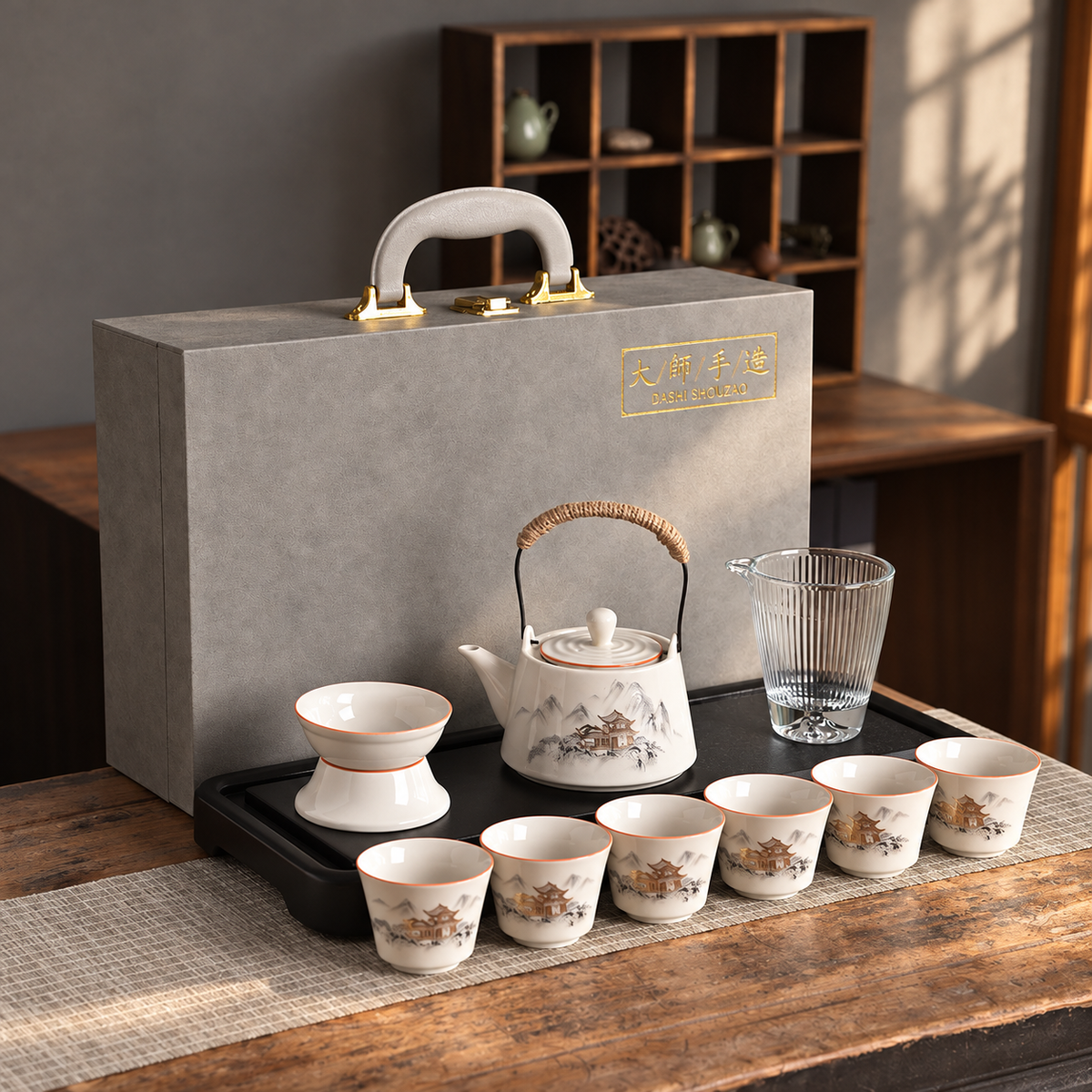 Landscape Teapot Arrangement