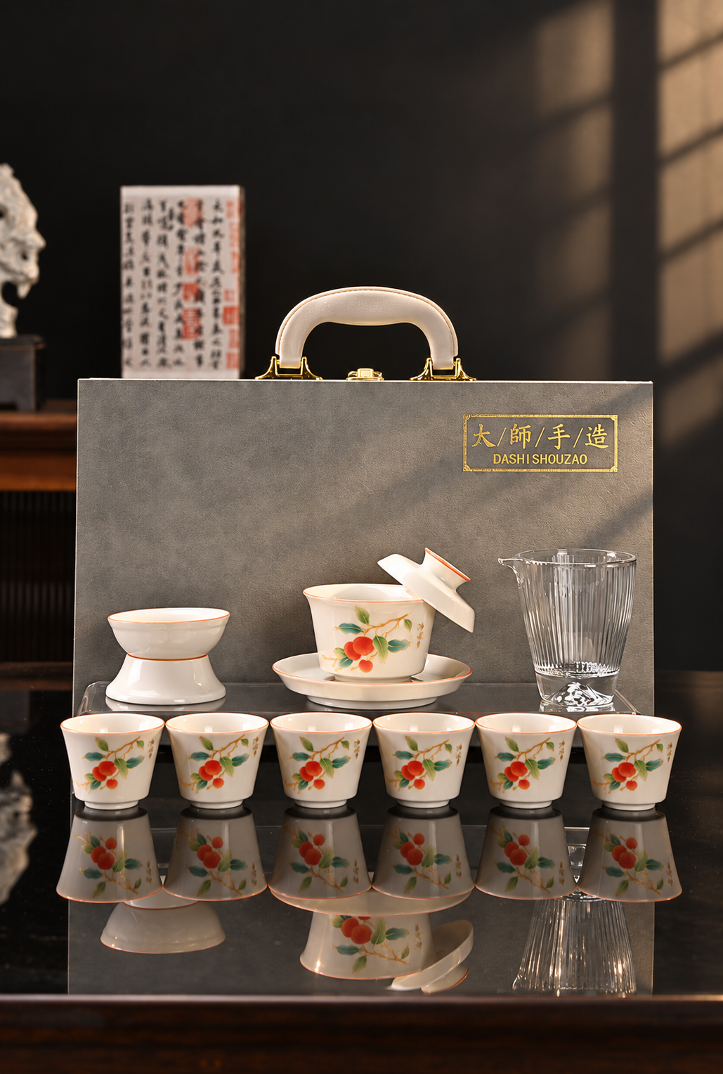 Persimmon Tea Arrangement