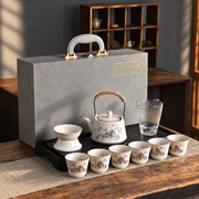Ivory Ceramic Gongfu Tea Set — image 1
