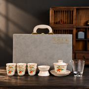 Ivory Ceramic Gongfu Tea Set — image 8