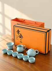 A quiet tea table