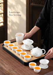 Landscape Tea Setting
