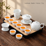 Landscape - Jinglan + Gaiwan + Tray