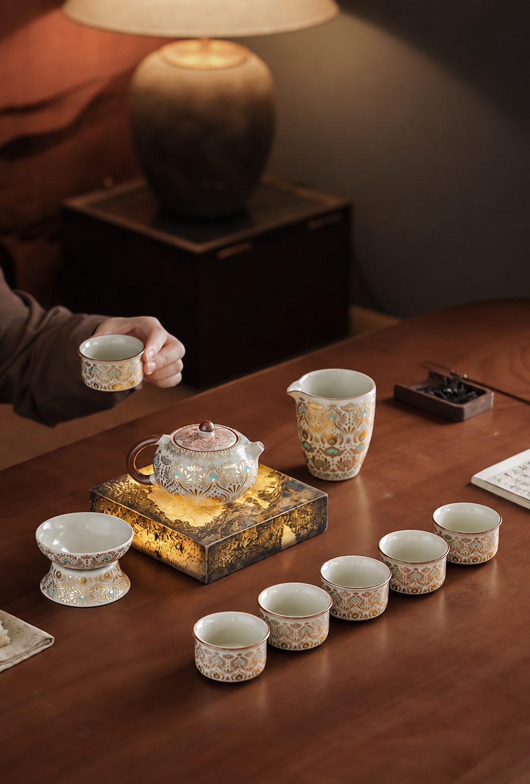 Sharing tea