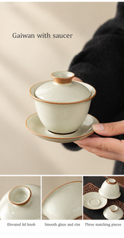 Gaiwan with saucer